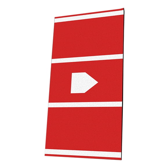 Permanent Polypropene Baseball Baseball Pitching Mat 120x200cm Transportable with Optional Backing for Strengthened Grip