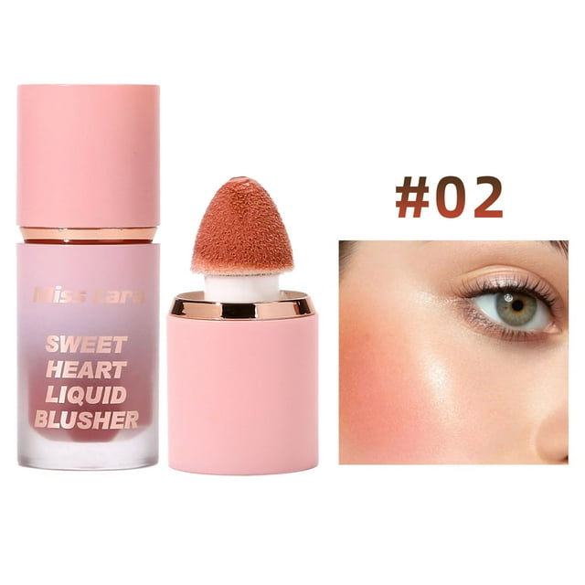 EARKITY Mousse Liquid Blush, Soft Cream Makeup Blush, Blush Matte Cheeks Finish, Blush Stick For Cheek, Mousse Creamy Texture Breathable & Refreshing Cheek Stain, Cheeks Soft Cheek Tint