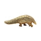thumbnail image 4 of Escultura de animales de latón Sunnimix minifigura de Pangolin 7,3 cm x 2,7 cm, 4 of 8