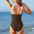 thumbnail image 5 of Oplxuo Womens One Piece Swimsuits Tummy Control Bathing Suits Modest Full Coverage Swimsuit Wide Straps Swimwear, 5 of 6