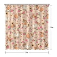 thumbnail image 5 of Corgi Dog and Flower Florals Shower Curtain 72"x72" ,Bathroom Decorative Shower Curtains Set with 12 Hooks,Modern Waterproof Washable Shower Curtain, 5 of 6