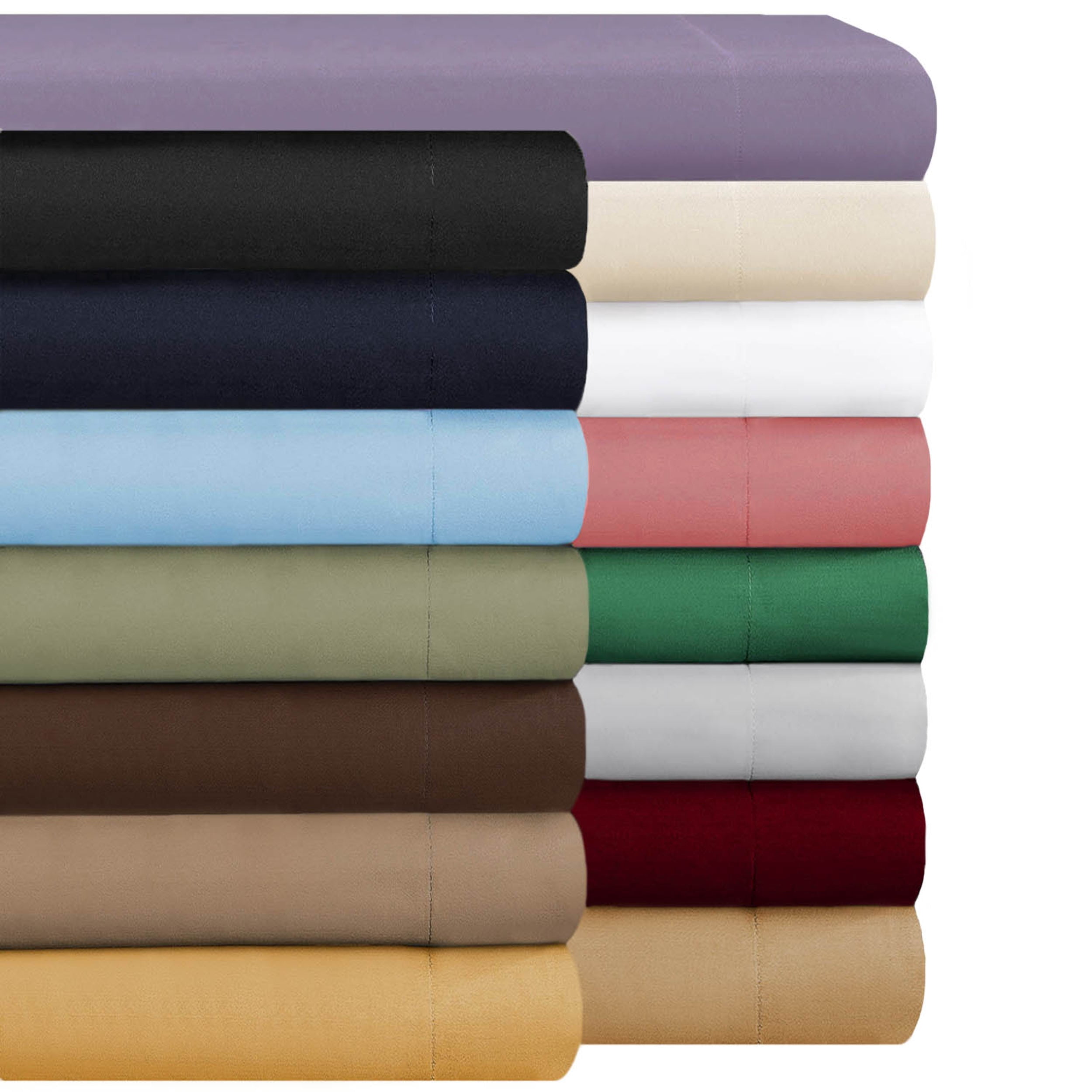 Superior Egyptian Cotton 530 Thread Count Duvet Cover Set, Full/Queen, Light Blue