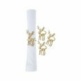 thumbnail image 1 of C&F Enterprises Gold Deer Napkin Ring, Set of 4, 1 of 1