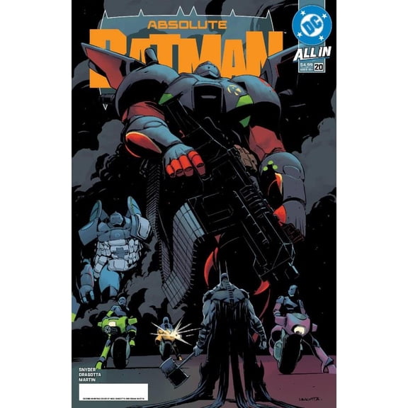 Absolute Batman #20 Cvr A Nick Dragotta Second Printing DC Comics Comic Book