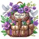 thumbnail image 1 of Mochila Escolar Wdftyju Diamante Parcial y Resina Con Forma Especial 30*30cm, 1 of 9