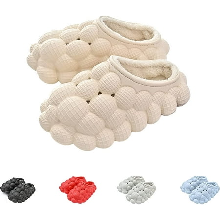 

Bubble Slides For Women And Men - Golf Ball Shoes Non-Slip SPA Cloud Slippers For Women Soft Pillow Bedroom Slippers For Men Massage Bubble Shoes Funny Slippers For Women