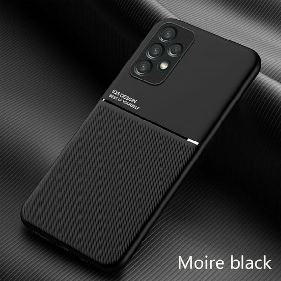 for Samsung Galaxy A32 5G Case, Luxury Ultra Slim with Magnetic Matte Dual Layer Shockproof Bumper Frame Drop Protection Hybrid Phone Case Cover for Samsung Galaxy A32 5G,Black