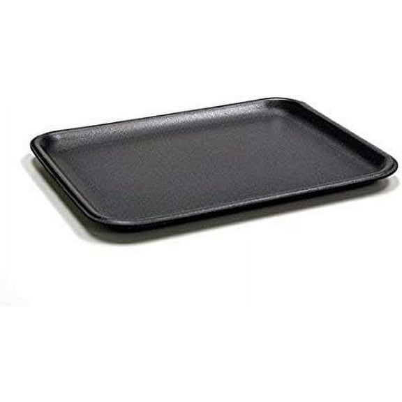 4SBK(100PCS), 4S Black Foam Meat Trays