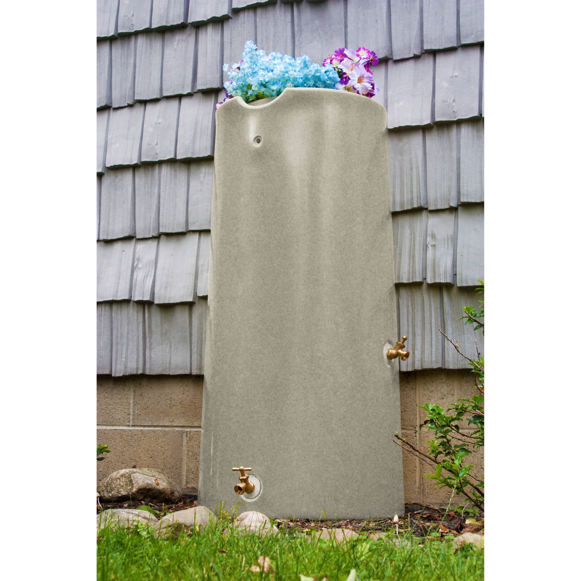 Good Ideas Impressions Reflections 50 Gallon Rain Saver - Sandstone