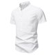 thumbnail image 1 of pstuiky camisetas para hombre, Suéter informal de manga corta con cuello alto y diseño liso cómodo para hombre ropa de hombre s, 1 of 4