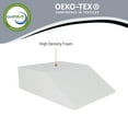thumbnail image 2 of Continental Sleep - Leg Pillow , Foam Wedge- Improves Blood Circulation, Relieves, 21" x 23" x 7", White, 2 of 6