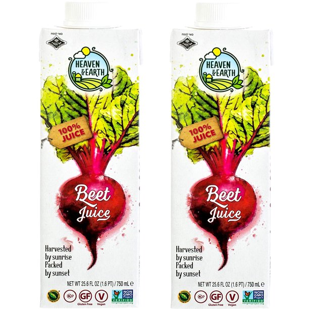 Heaven & Earth, Beet Juice, 25.6oz (2 Pack) 100 Juice!