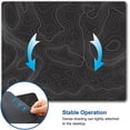 thumbnail image 6 of Mouse Pad, Topographic Contour Mouse Pad, Square Waterproof Premium-Textured Mouse Mat, Non-Slip Rubber Base MousePads for Laptop PC Office, 6 of 6