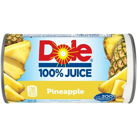 Dole Pineapple 100% Juice 12 fl. oz. Cylinder