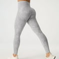thumbnail image 4 of Pantalones de Yoga esmerilados de cintura alta, ropa externa, pantalones de entrenamiento de levantamiento de cadera, mallas ajustadas de secado rápido y planchado, 4 of 6