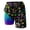 Black-1, variant on Womens Swim Shorts with Compresssion Liner 2026 Summer Casual Elastic Waist Leopard Print Board Shorts with Pockets Beachwear