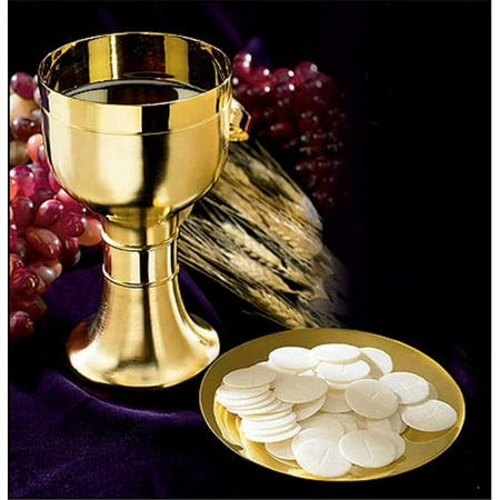 

Christian Brands Church Supply JT526 14 oz Gold Plated Chalice with Paten