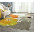 thumbnail image 2 of SAFAVIEH Porcello Emmett Floral Area Rug, Dark Grey/Ivory, 4'1" x 6', 2 of 7