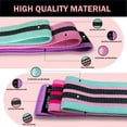 thumbnail image 3 of Long and Short Fabric Resistance Bands with Door Anchor 7 PCS, Non-Slip Stretch Booty Bands for Working Out Women & Men, Loop Exercise Elastic Bands for Home Physical Therapy Yoga Pilates, 3 of 8