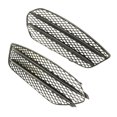 thumbnail image 3 of Fog Lamp Cover, Protective Perfect Fit Shockproof Front Bumper Fog Light Grille Black  For CLA-Class C117  Line CLA45, 3 of 8