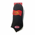 thumbnail image 2 of Sock Snob - 3 Pairs Ladies Cushioned Coloured Low Cut Ankle Thermal Trainer Socks, 2 of 2