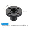 thumbnail image 3 of Tuerca trapezoidal de tornillo de plomo POM T8 de Uxcell, paso de 2 mm, plomo de 8 mm para impresora 3D, paquete de 6, 3 of 5