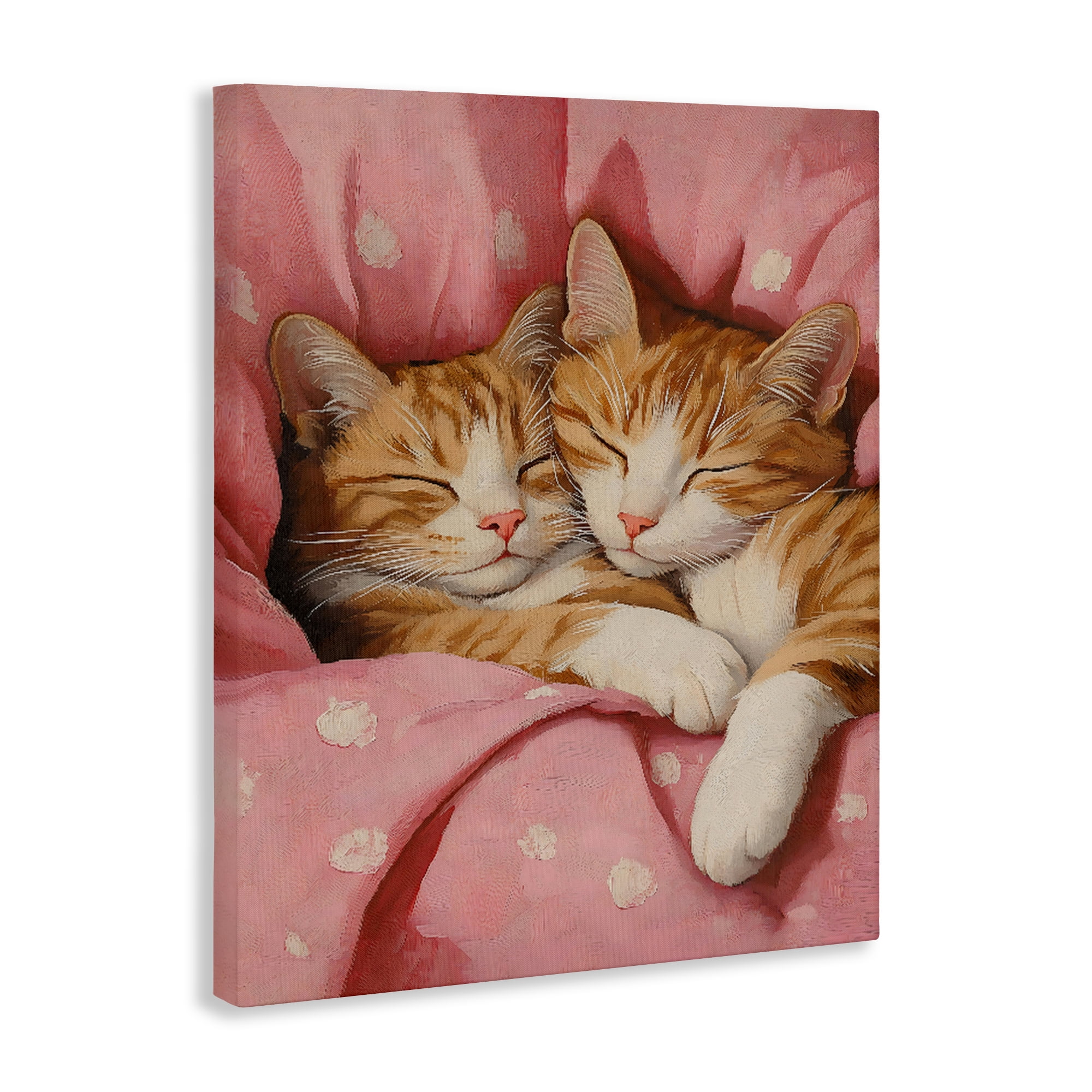 Stupell Industries Sleeping Orange Cats Embrace Canvas Wall Art, design by The Prints Vibe