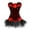 02-Red, variant on DJskiyers Women's Corset Dress Plus Size Overbust Corset Skirt Set Plus Size Lace Dresses with Boned Brocade Waist Cincher