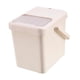 thumbnail image 2 of Cubo recolector de residuos de té con asa, blanco, fácil de limpiar, contenedor de residuos 10 L, 2 of 8
