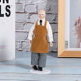 thumbnail image 2 of Porcelain Doll Miniature Dollhouse Accessories Dollhouse Miniature Man Ceramic Doll People Miniature Porcelain Doll Chef Porcelain Doll Model For Dollhouse #1,#2,#3, 2 of 8