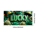 thumbnail image 3 of St Patricks Day Backdrop Banner Shamrock Decorations Irish Luck Party Background Flower Props Green Hat Festival Decor Gift Events Photography, 3 of 4