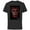 Black, variant on Dawn of the Planet of the Apes Biohazard Symbol Caesar Face - Short Sleeve Cotton T-Shirt for Adults - Customized-Athletic Heather