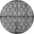 thumbnail image 1 of Ahgly Company Indoor Round Abstract Gray Modern Area Rugs, 8' Round, 1 of 4