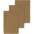 thumbnail image 1 of Royale Collection 100% Combed Terry Cotton, Highly Absorbent, Kitchen Dish Cloth Set, 13-3/4" x 12", 3-Pack, Solid Mocha Brown, 1 of 8