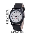 thumbnail image 2 of Hearth & Gear Men's Fashion Watch With Precise Timing Men's Leisure Business Hand Precision Watch Smart Watch with Drawstring Sports Watch Rainbow Wrist Watch without Games Sports Watch Big Sports, 2 of 4