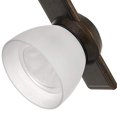 thumbnail image 4 of Benjara BM220808 12W Integrated LED Track Fixture with Polycarbonate Head, Bronze & White, 4 of 5