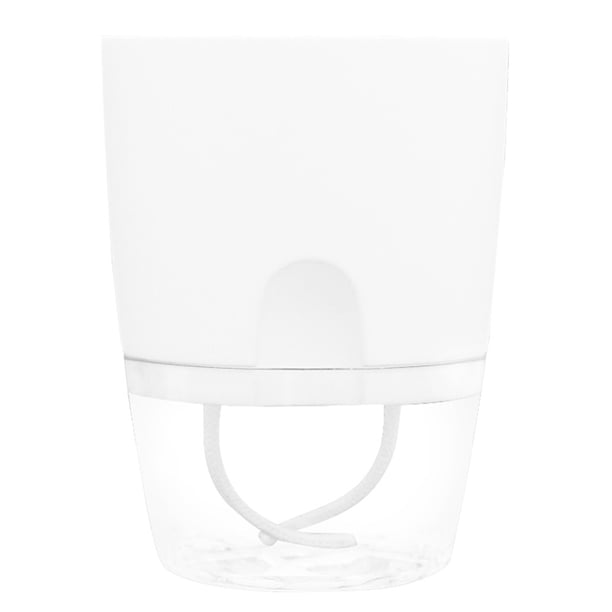 Auto -riego 2 capa de 8,2 cm de maceta de plástico con maceta de recipiente de agua