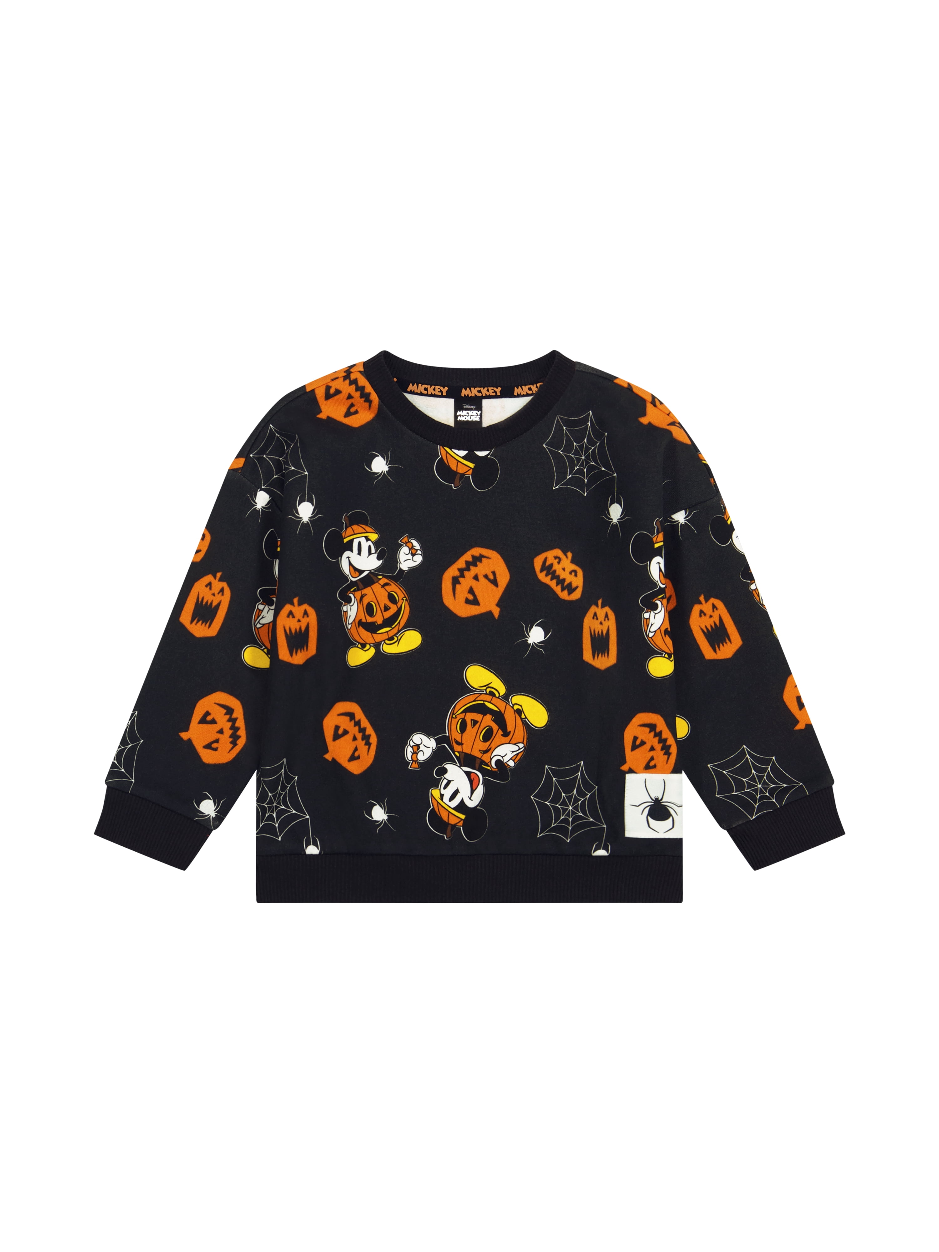 Mickey Mouse Toddler Boy Long Sleeve Halloween Sweatshirt, Sizes 12M-5T