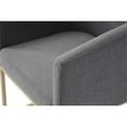 thumbnail image 4 of Modrest Yukon Upholstered Modern Fabric Dining Chair in Dark Gray, 4 of 5