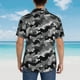 thumbnail image 4 of Fotbe Horse Silhouette Camisa Hawaiana para Hombre Unisex – Camisa Casual de Verano con Botones de Manga Corta de Algodón y Lino,3X-Large, 4 of 7