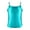 Blue Green, variant on Raenseen Kids Girls Shiny Metallic Camisole Ballet Dance Tank Tops Summer Lightweight Gymnastic Red 14