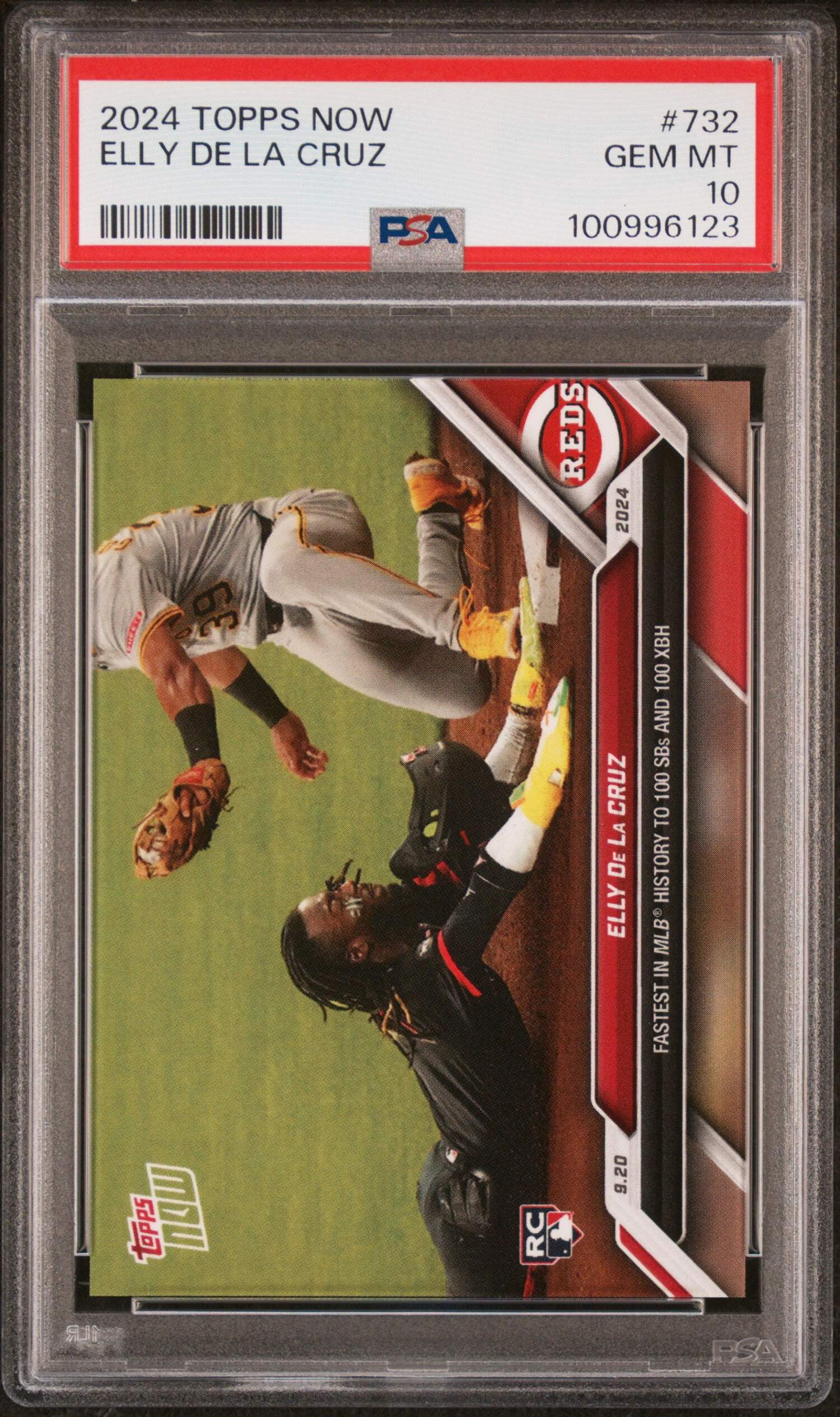 Graded 2023 Topps Now Elly De La Cruz #400 Rookie RC Baseball Card 
