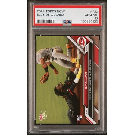 Graded 2024 Topps Now Elly De La Cruz #732 Rookie RC Baseball Card PSA 10 Gem Mint