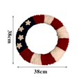 thumbnail image 3 of Independence Day Decorations, Independence Day Wreath Wall Hanging Doorstep Hanging Home Decoration Holiday Fabric Decoration, 3 of 7