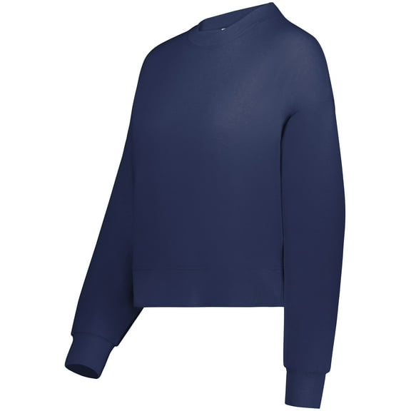 Augusta Sportswear 5424.065.S Ladies Slouchy Crew T-Shirt, Navy - Small