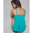 thumbnail image 5 of Coco Reef SEA BLUE Contours Diamond Underwire Wrap Tankini Top, US 32D, UK 32D, 5 of 5