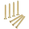 thumbnail image 1 of Uxcell Paquete de 50 Tornillos de Madera, M3.5 x 30mm Cabeza Phillips de Latón, 1 of 6