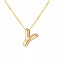 thumbnail image 1 of LYMAYTER Collier Pendentif Initial pour Femmes - Lettre Ballon, Ajustable-Cyclable, 1 of 7