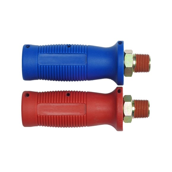 Road King Truck Parts Poignées Gladhand – Poignée en Poly Durable Ensemble de Poignées Glad Rouge & Bleu