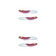 thumbnail image 2 of Sonducket 2X Plantilla de Almohadilla para zapatos Corrector de postura Suavidad Flexible Práctico Multipropósito Unisex Plantar Walking Rojo L 2piezas, 2 of 6